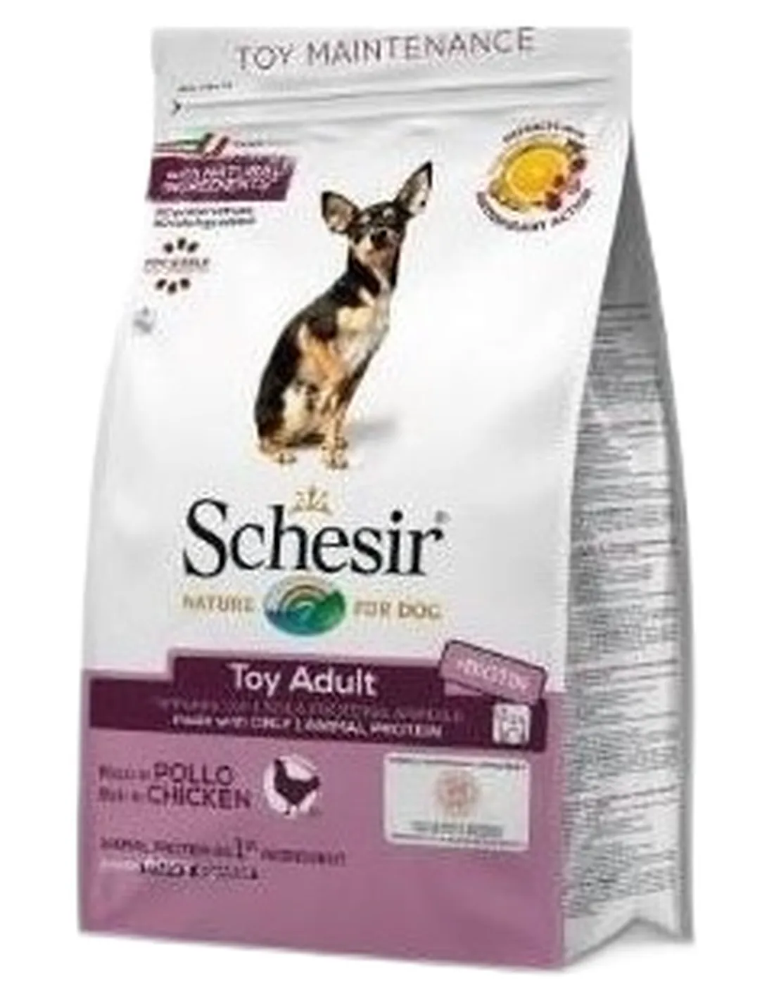 Schesir cane Toy Adult Mantenimento ricco in pollo 800 gr  