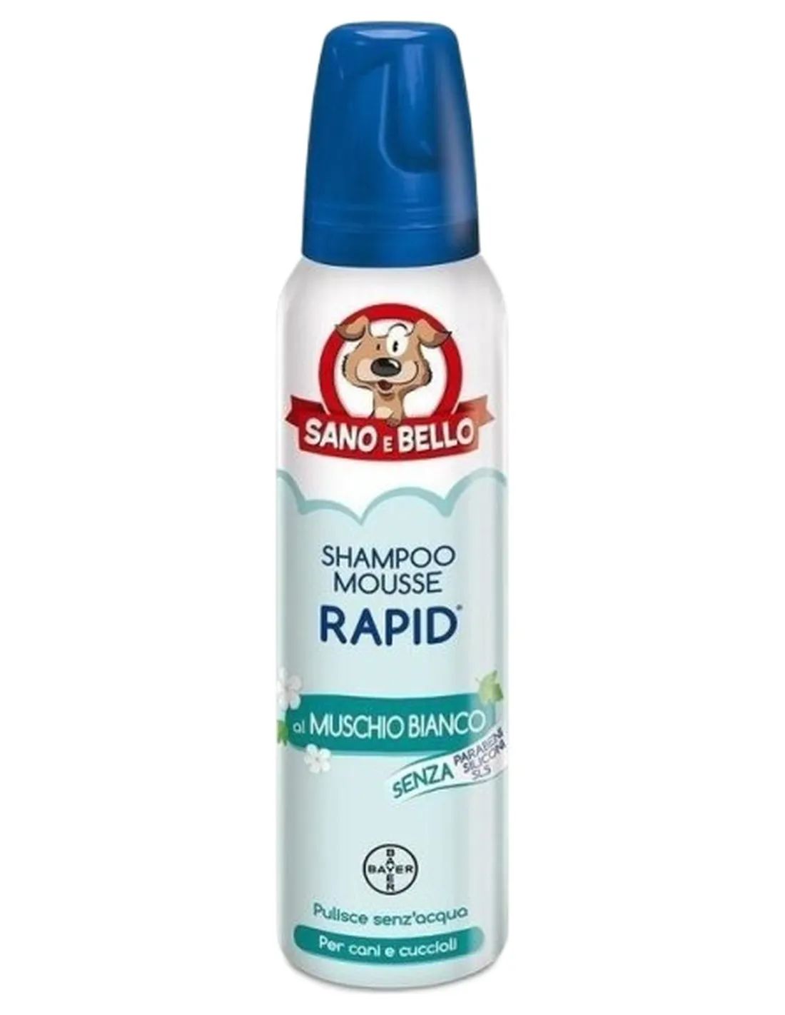 Bayer Shampoo Mousse Rapid Muschio Bianco 300 ml sano e bello  