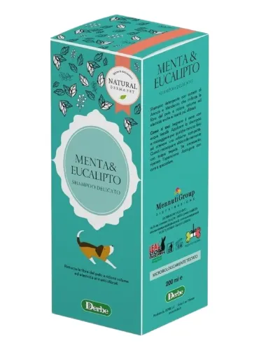 Derbe shampoo menta e eucalipto 200 ml  