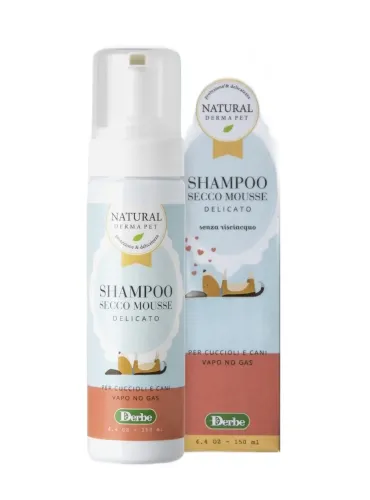 Derbe shampoo secco mousse delicato cuccioli 150 ml  