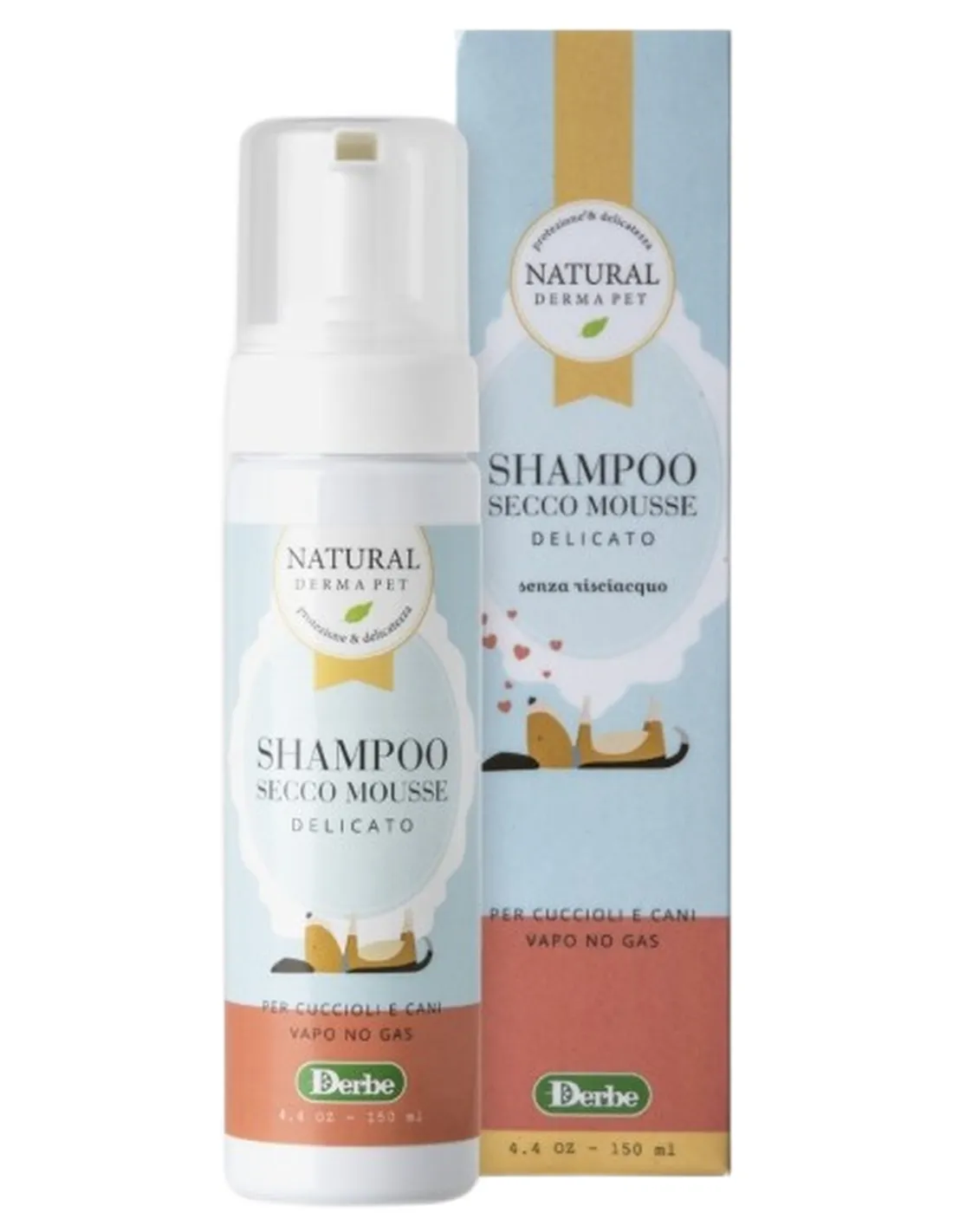 Derbe shampoo secco mousse delicato cuccioli 150 ml  