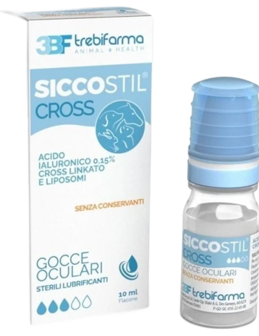 Trebifarma siccostil cross gocce oculari 10 ml  