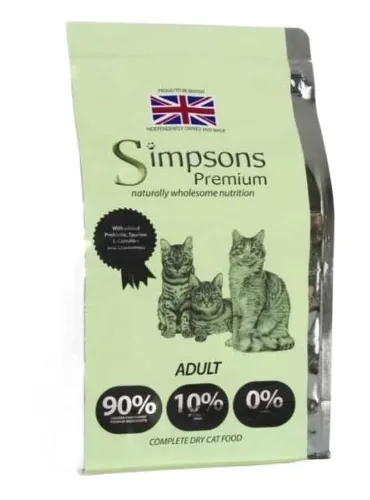 Simpsons Premium gatto adult 90/10 mix pollo, pesce e tacchino 6 kg  