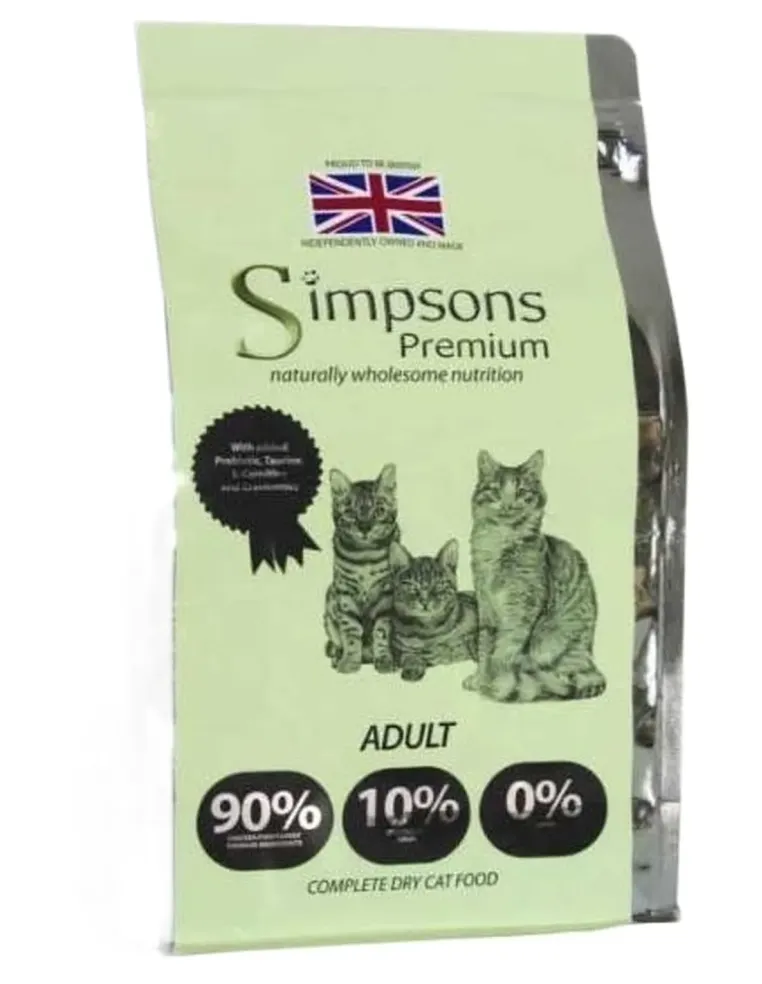 Simpsons Premium gatto adult 90/10 mix pollo, pesce e tacchino 6 kg  