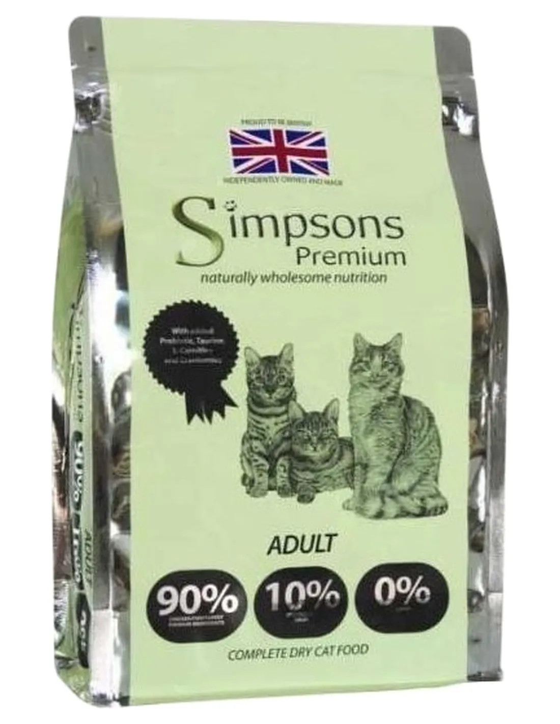 Simpsons Premium gatto adult 90/10 mix pollo, pesce e tacchino 6 kg  