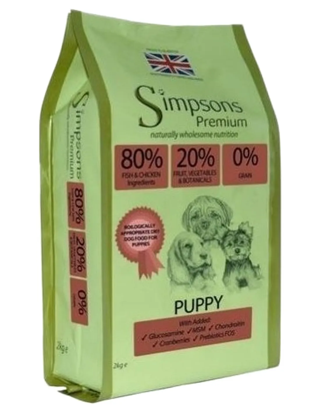 Simpsons Premium puppy 80/20 mix pesce e pollo 2 kg   Simpsons Premium puppy 80/20 mix pesce e pollo 2 kg