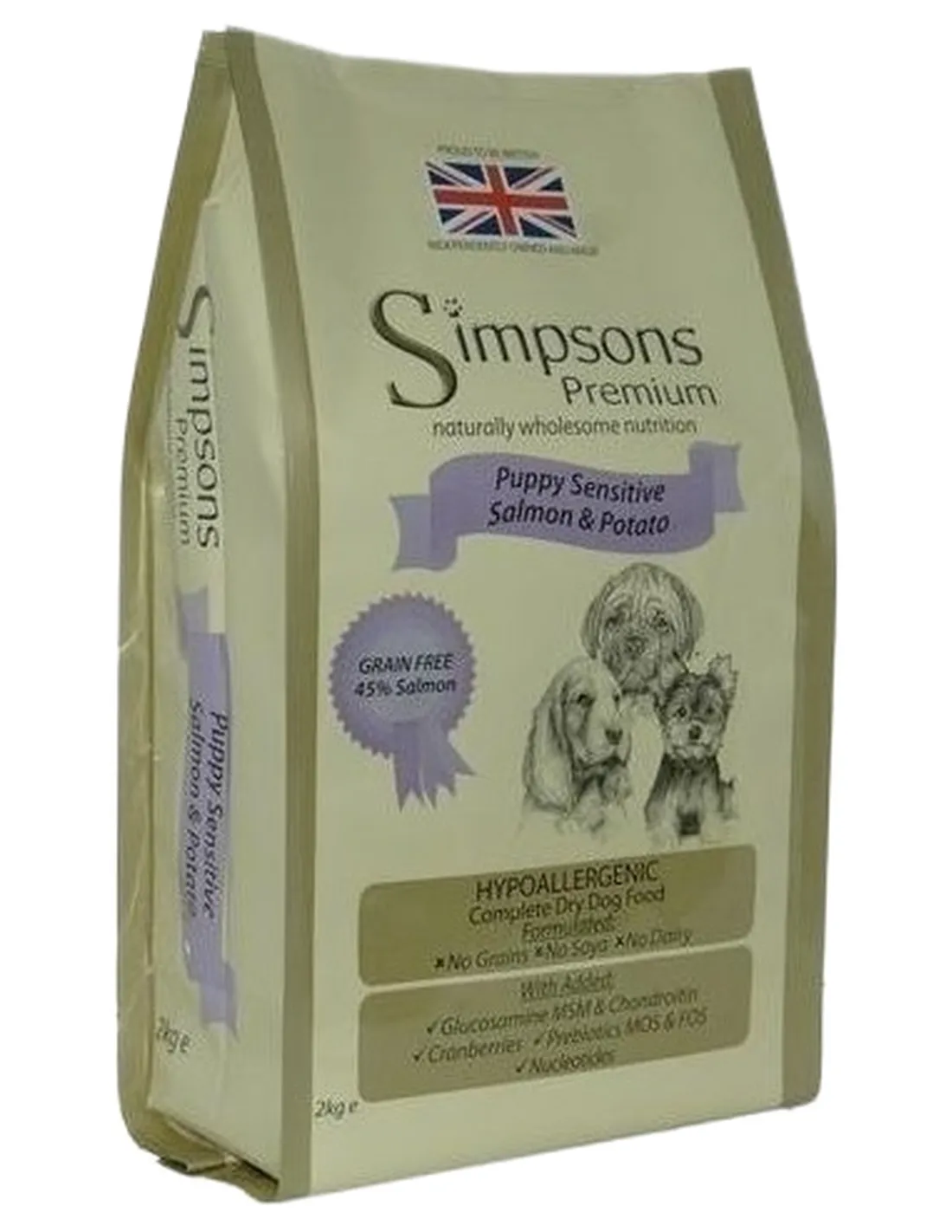 Simpsons Premium puppy sensitive salmone e patate 12 kg  