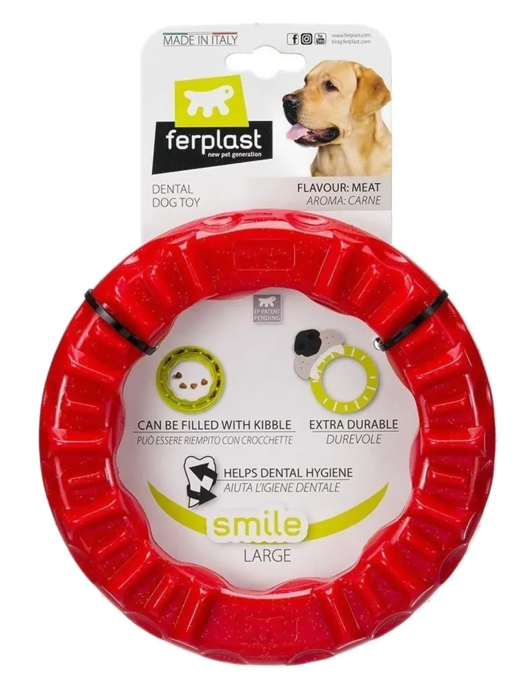 Ferplast smile large anello rosso  