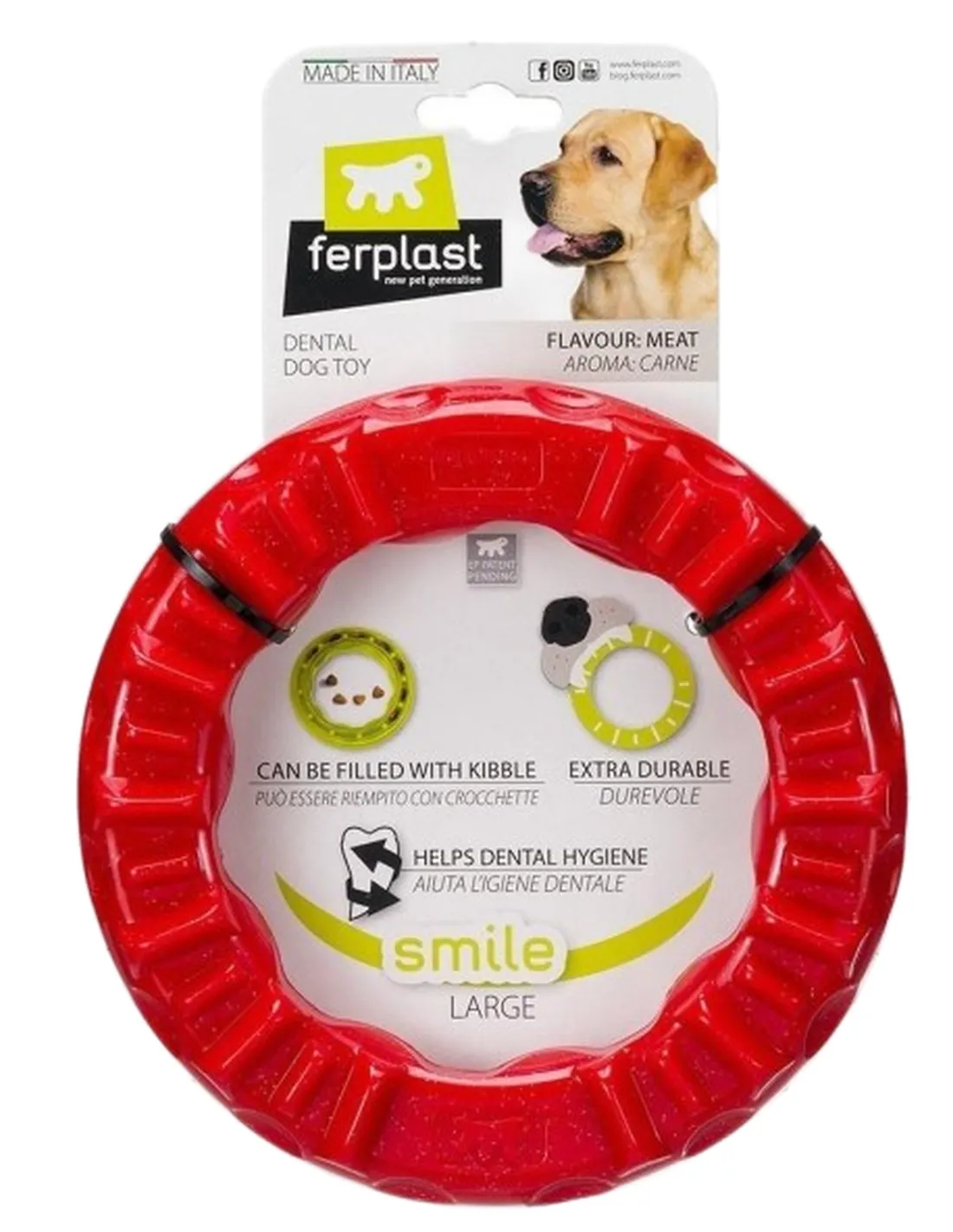 Ferplast smile large anello rosso   Ferplast smile large anello rosso