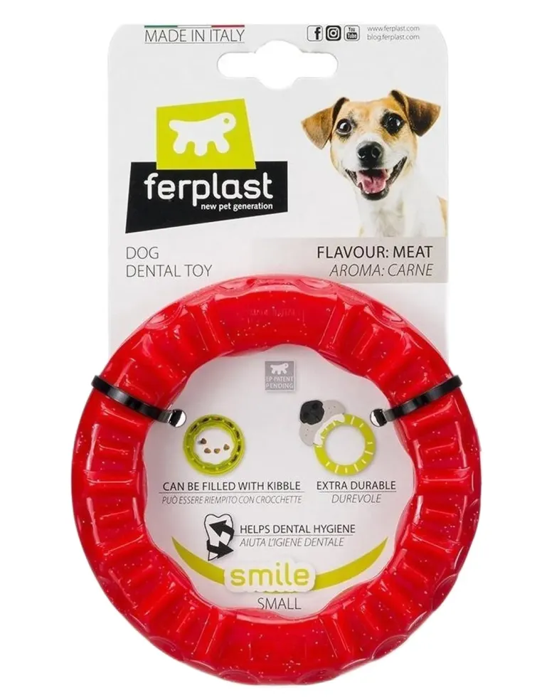 Ferplast smile small anello rosso  