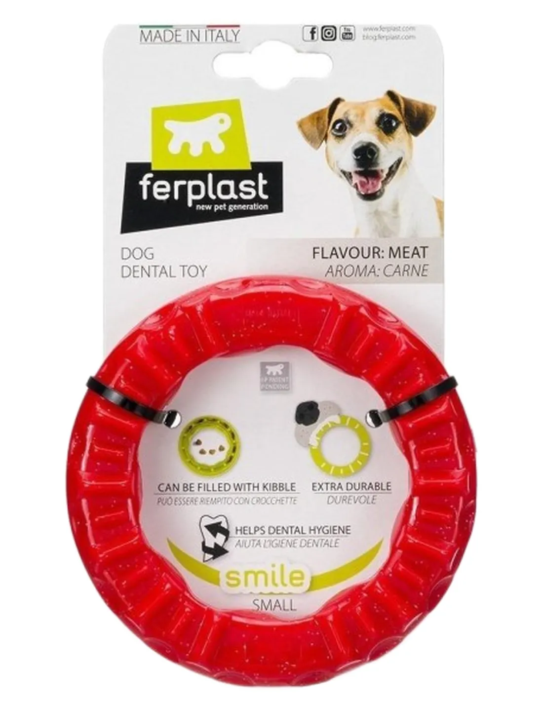 Ferplast smile small anello rosso   Ferplast smile small anello rosso