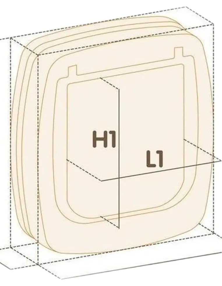 Ferplast swing 11 tunnel bianca portina  