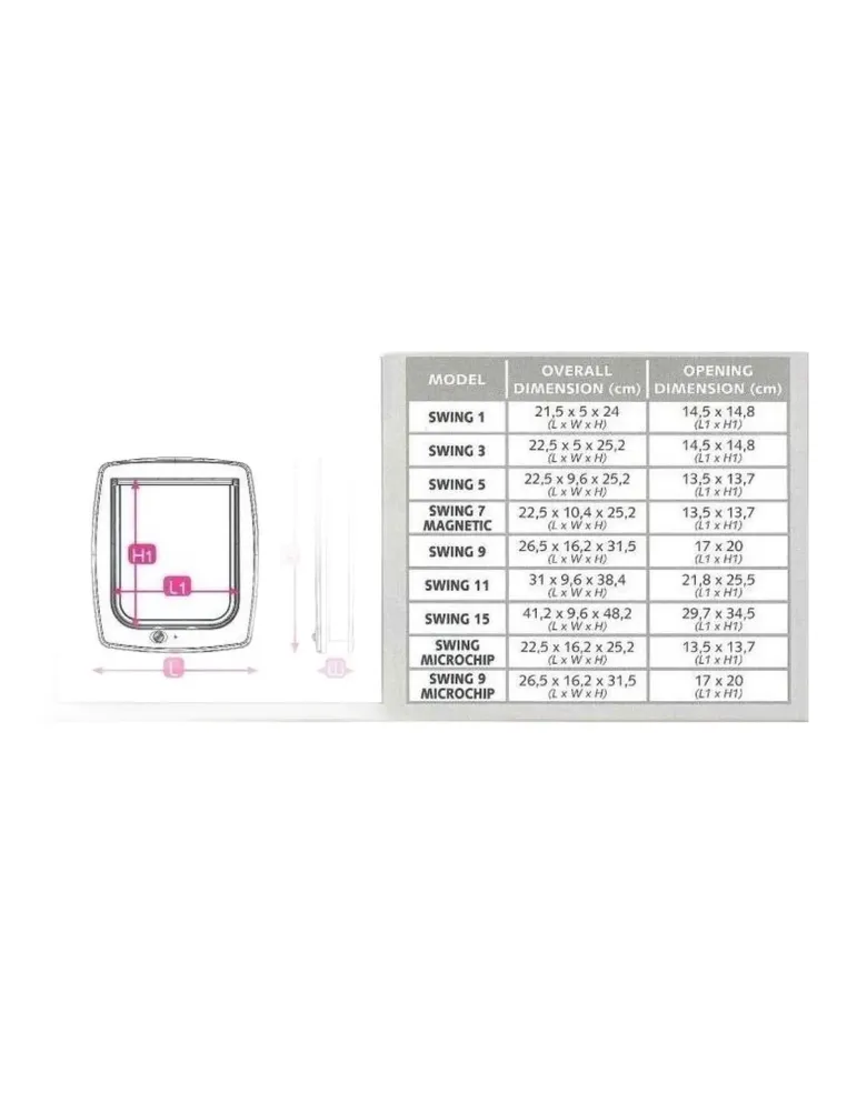 Ferplast swing 3 basic marrone portina  