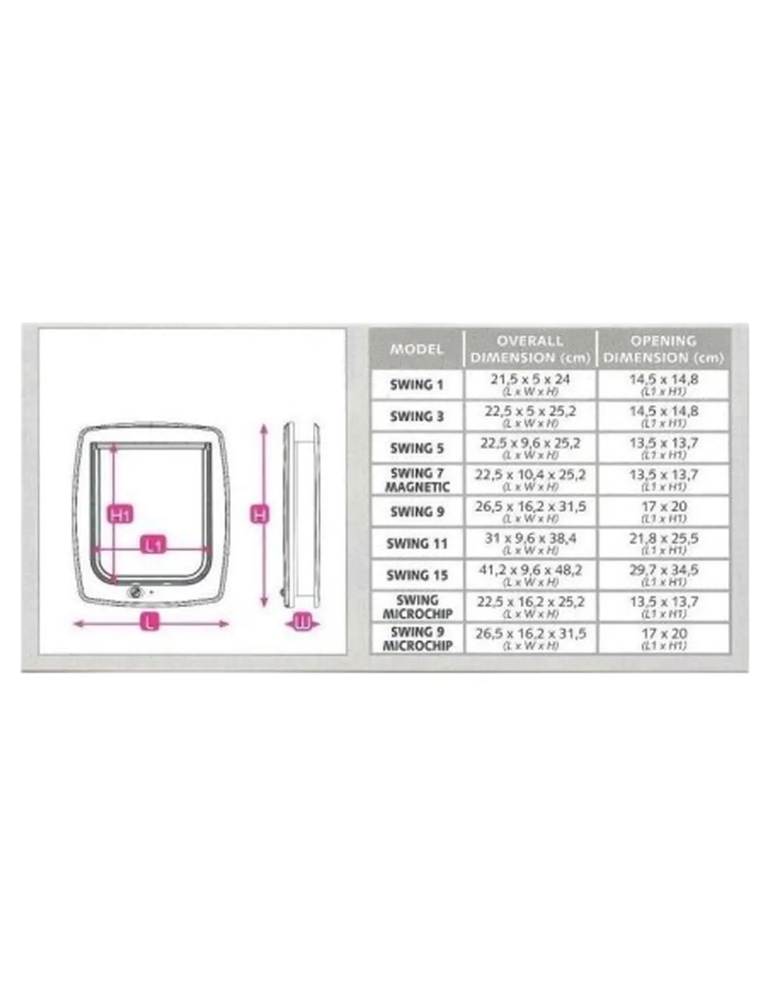 Ferplast swing 3 basic marrone portina  