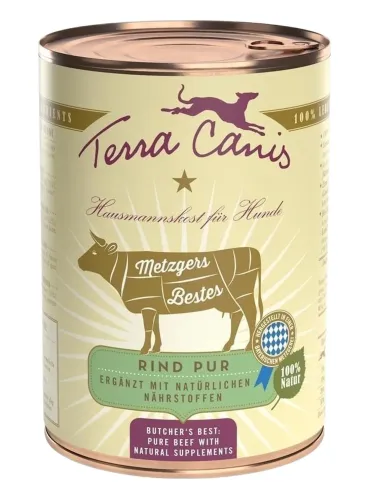 Terra canis butcher's best puro al manzo 400 gr  