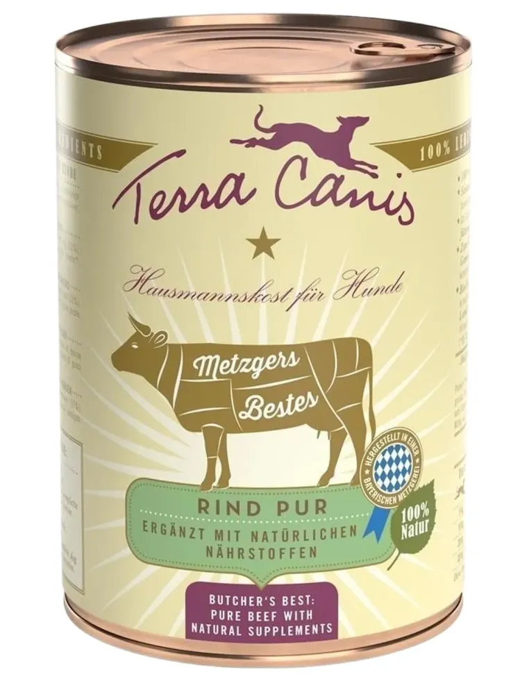 Terra canis butcher's best puro al manzo 400 gr  