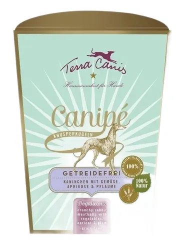 Terra canis canipé grain free con coniglio, verdure e albicocca 200 gr  