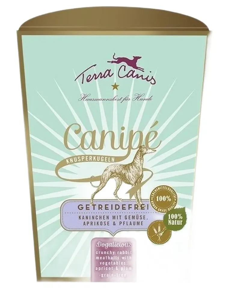 Terra canis canipé grain free con coniglio, verdure e albicocca 200 gr  
