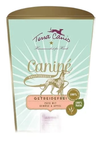 Terra canis canipé grain free con tacchino, verdure e mele 200 gr  