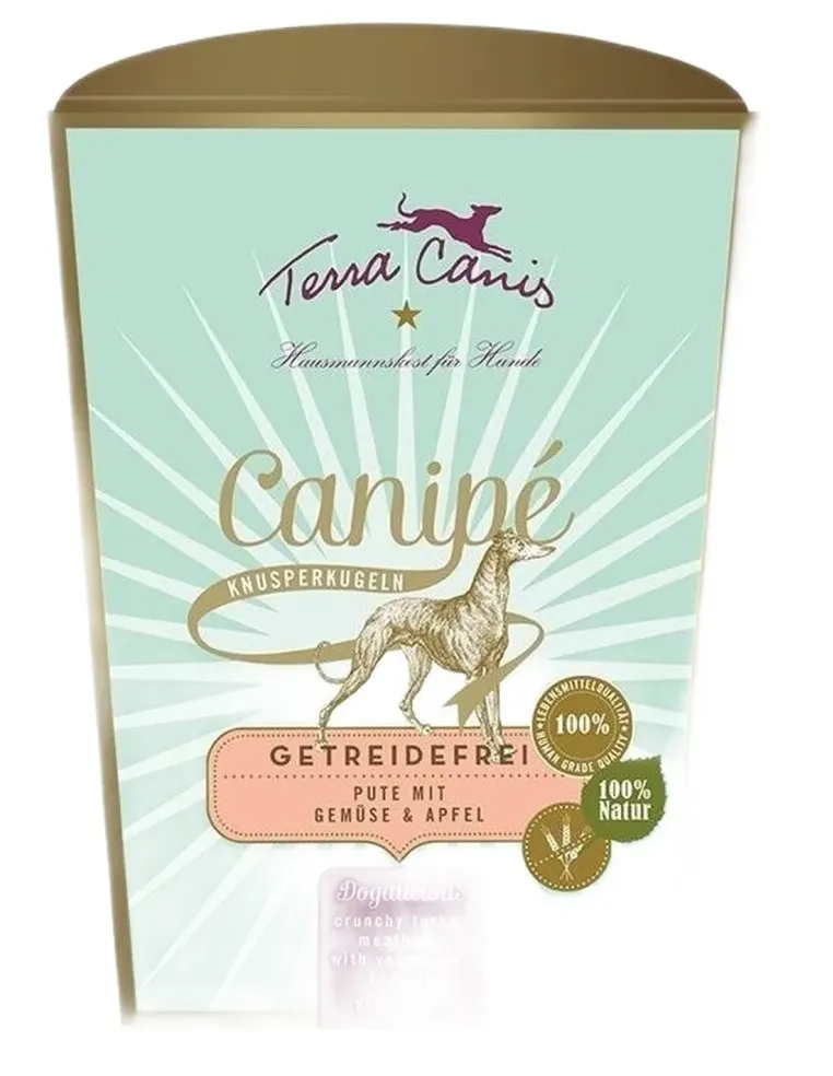 Terra canis canipé grain free con tacchino, verdure e mele 200 gr  
