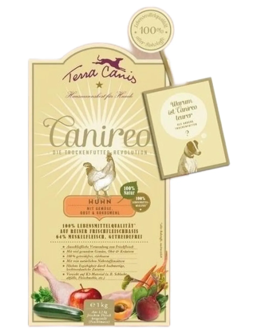 Terra canis canireo al pollo 1 kg  