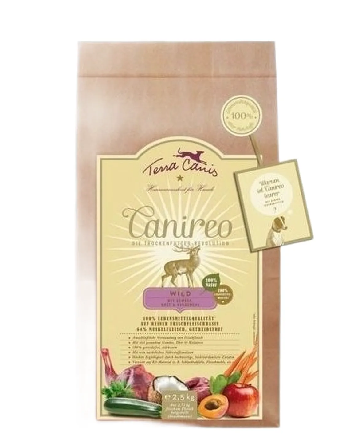 Terra canis canireo alla selvaggina 2,5 kg  
