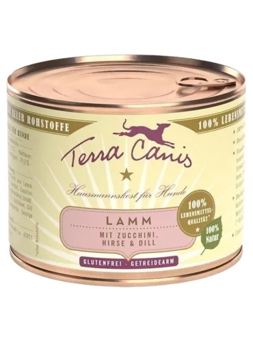 Terra canis classic agnello con zucchine, miglio e aneto 200 gr  