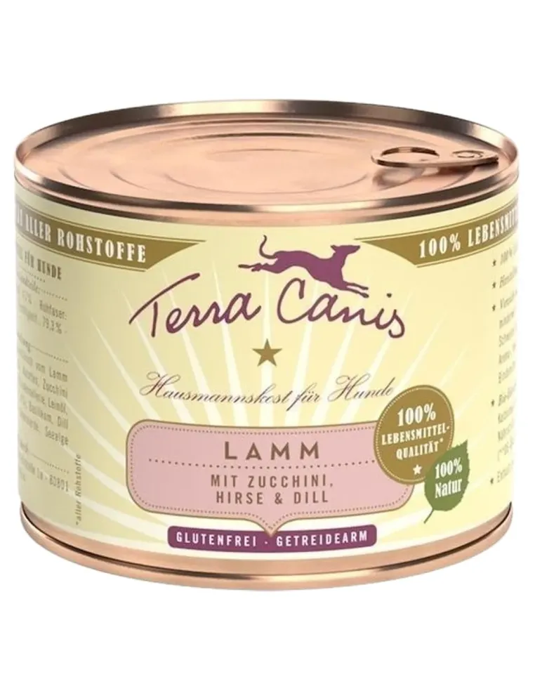 Terra canis classic agnello con zucchine, miglio e aneto 200 gr  