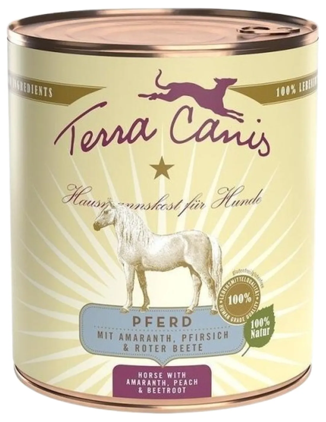 Terra canis classic cavallo con amaranto, pesca e barbabietola 800 gr   Terra canis classic cavallo con amaranto, pesca e barbabietola 800 gr