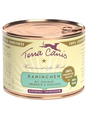 Terra canis classic coniglio con zucchine, amaranto e aglio orsino 200 gr  