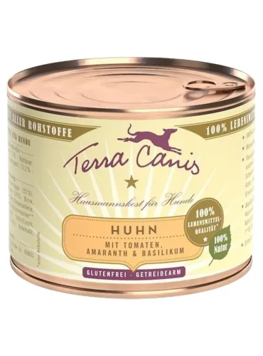 Terra canis classic pollo con amaranto, pomodori e basilico 200 gr  