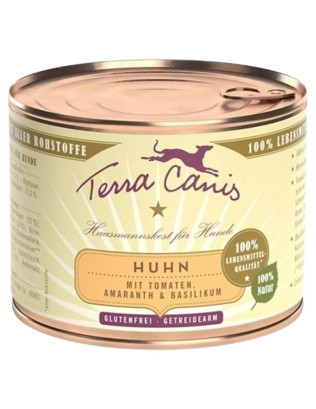 Terra canis classic pollo con amaranto, pomodori e basilico 200 gr  