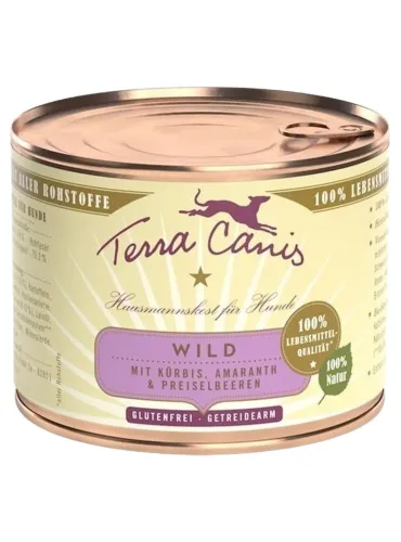 Terra canis classic selvaggina con zucca, amaranto e mirtilli rossi 200 gr  
