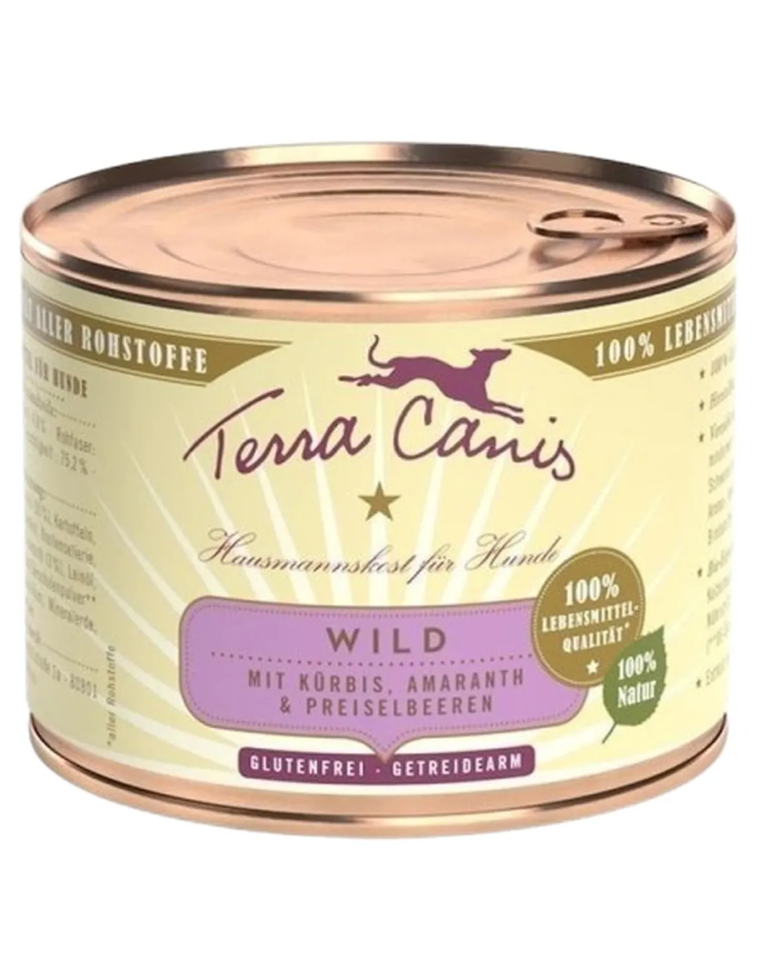 Terra canis classic selvaggina con zucca, amaranto e mirtilli rossi 200 gr   Terra canis classic selvaggina con zucca, amaranto e mirtilli rossi 200 gr