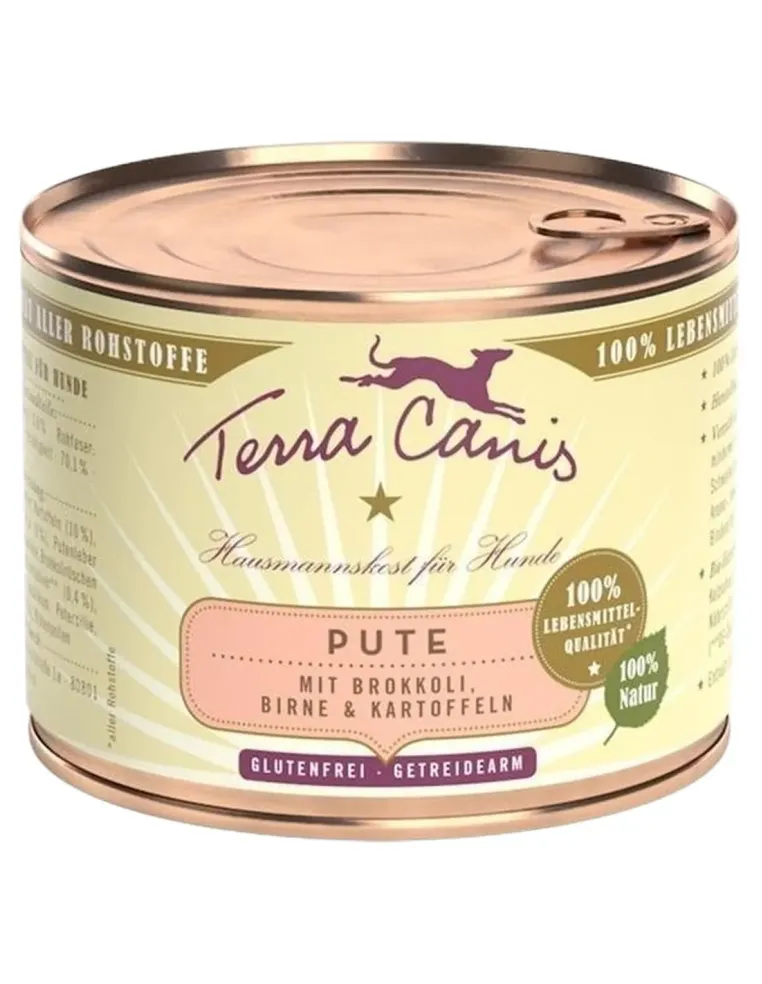 Terra canis classic tacchino con broccoli, pera e patate 200 gr  