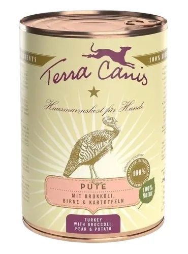 Terra canis classic tacchino con broccoli, pera e patate 400 gr