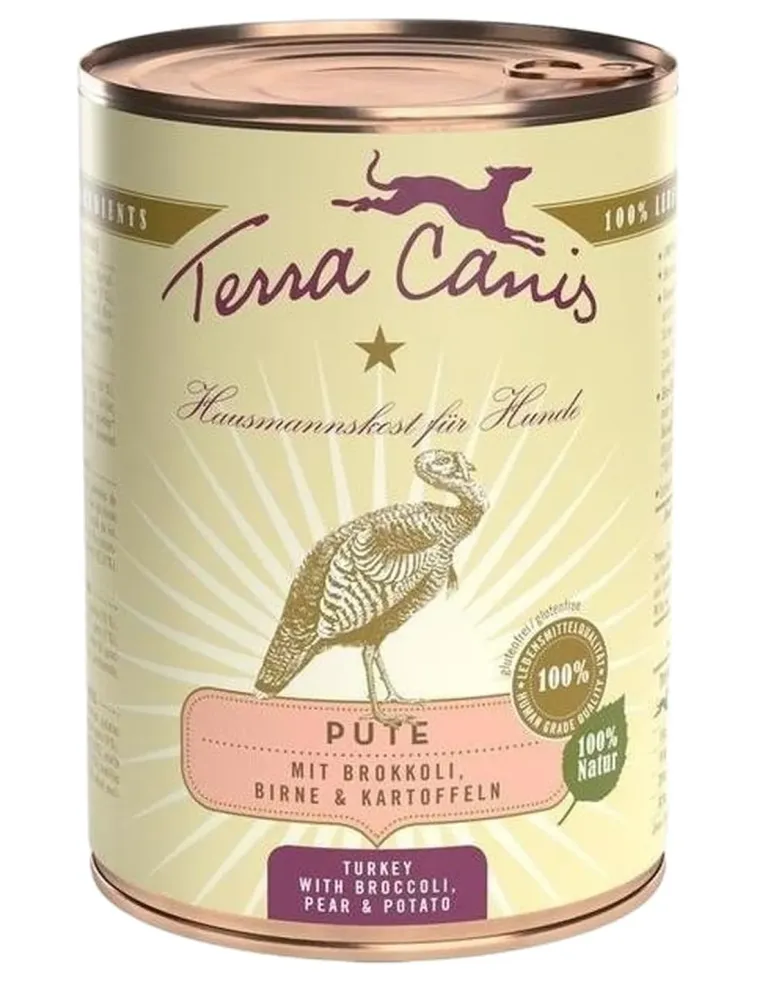 Terra canis classic tacchino con broccoli, pera e patate 400 gr  