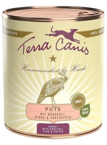 Terra canis classic tacchino con broccoli, pera e patate 800 gr