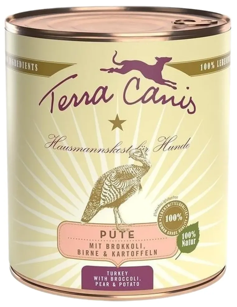 Terra canis classic tacchino con broccoli, pera e patate 800 gr  