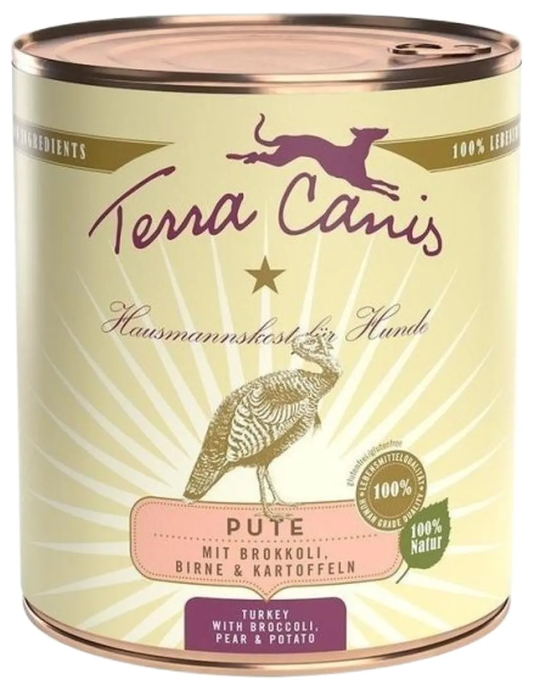 Terra canis classic tacchino con broccoli, pera e patate 800 gr   Terra canis classic tacchino con broccoli, pera e patate 800 gr