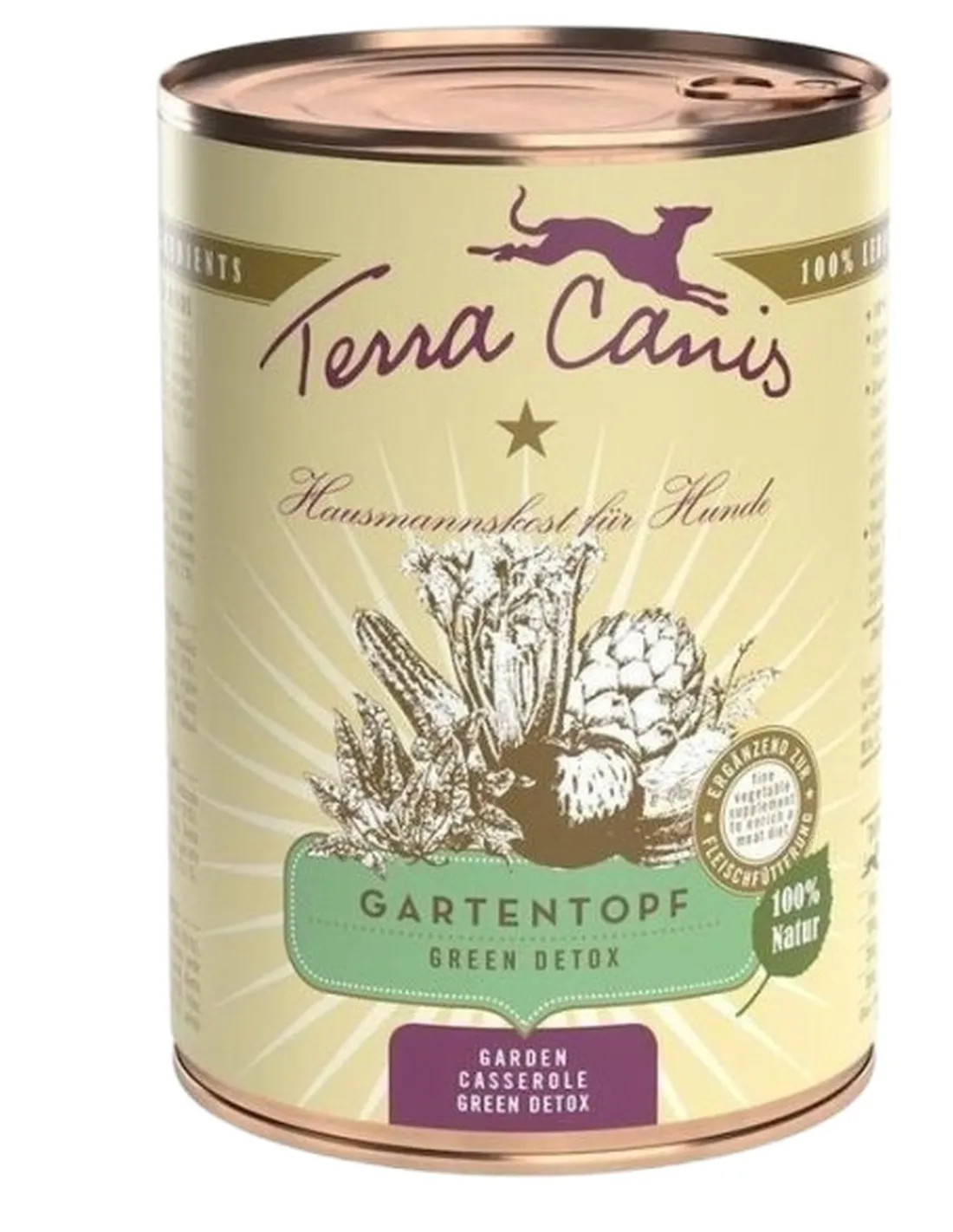 Terra canis giardiniera green detox 400 gr   Terra canis giardiniera green detox 400 gr