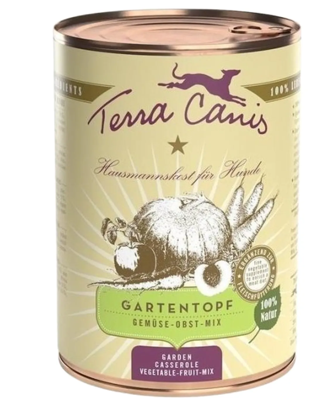 Terra canis giardiniera mix di frutta e verdura 400 gr  