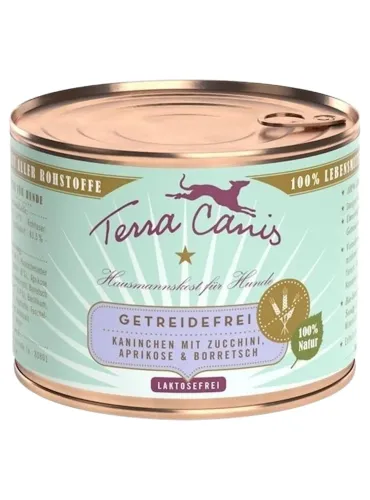 Terra canis grain free coniglio con zucchine, albicocca e borragine 200 gr