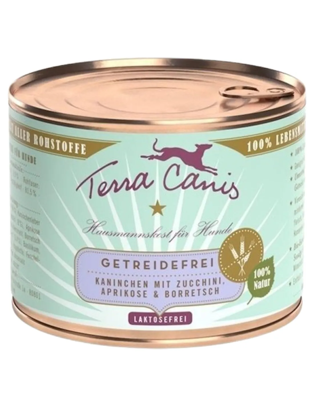 Terra canis grain free coniglio con zucchine, albicocca e borragine 200 gr   Terra canis grain free coniglio con zucchine, albicocca e borragine 200 gr