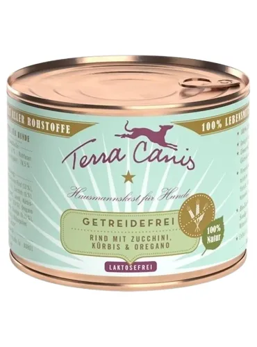 Terra canis grain free manzo con zucchine, zucca e origano 200 gr