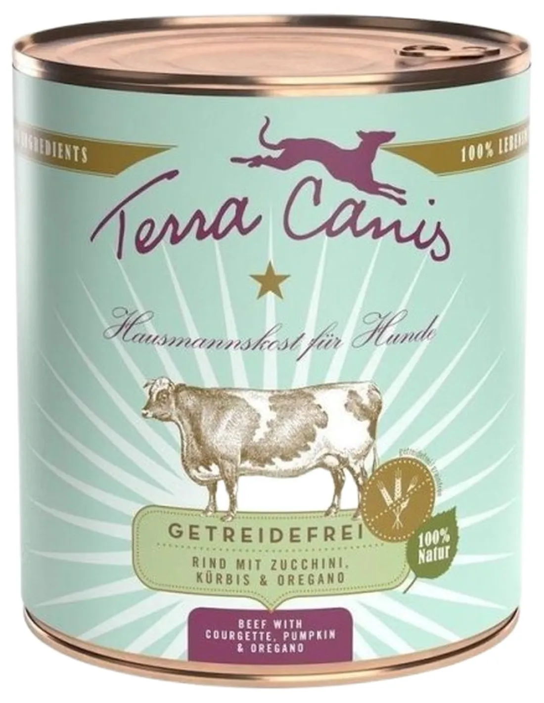 Terra canis grain free manzo con zucchine, zucca e origano 800 gr   Terra canis grain free manzo con zucchine, zucca e origano 800 gr