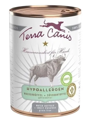 Terra canis hypoallergenico bufalo con patata dolce 400 gr  