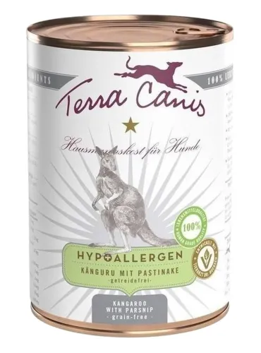 Terra canis ipoallergenico canguro con pastinaca 400 gr