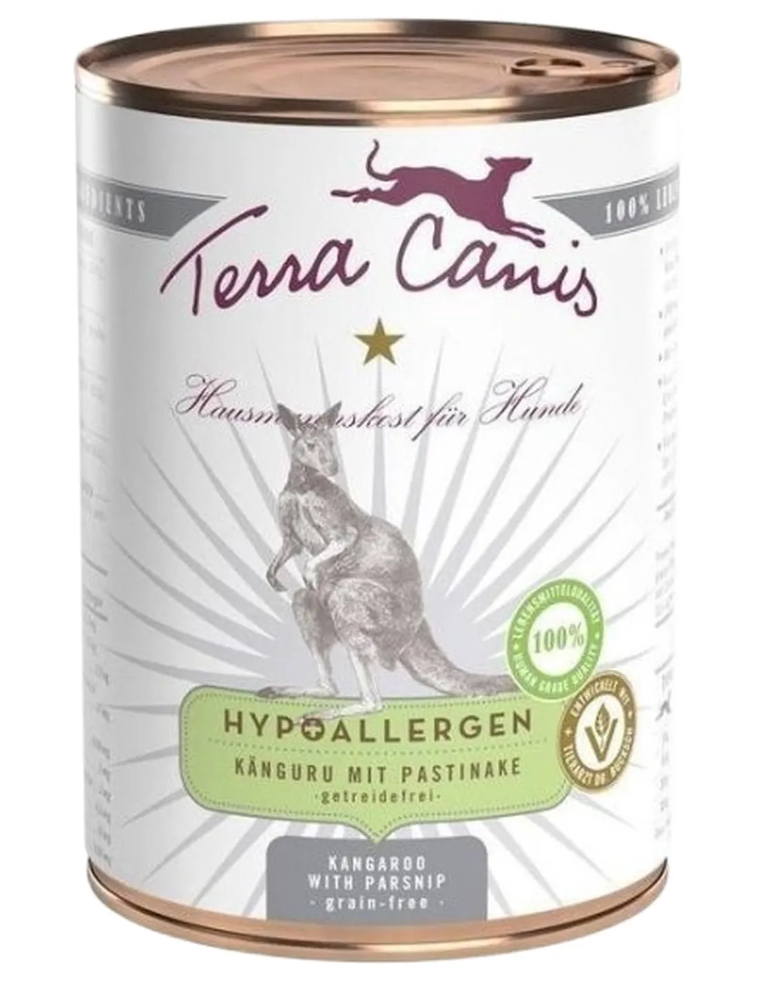 Terra canis ipoallergenico canguro con pastinaca 400 gr  
