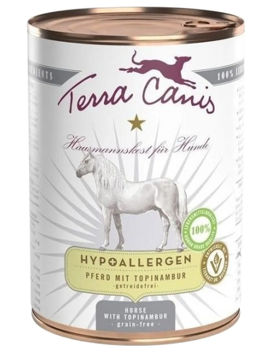 Terra canis ipoallergenico cavallo con topinambur 400 gr   Terra canis ipoallergenico cavallo con topinambur 400 gr